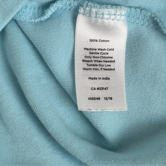 Talbots Petite Medium Robin Egg Blue Jersey Knit Shift Tunic Dress - Picture 6 of 7